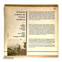LP record "Orquesta Cubana de Música Moderna" (Areíto/EGREM 12″ 33⅓ rpm LP, LD-3273) - Image 2