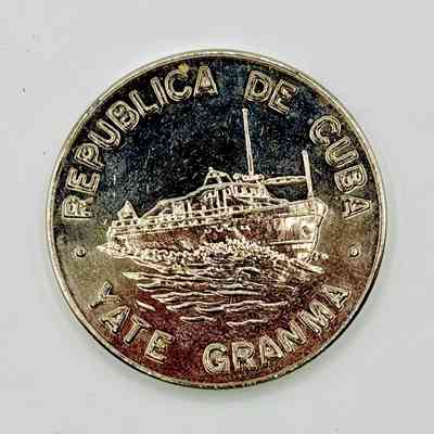 Commemorative medal, "Yate Granma" / anchor — Marina de Guerra Revolucionaria (CPEN/MGR), Cuba
