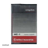 "Emgeton" cassette head-cleaning tape (limpiacabezales) HC-1, in case