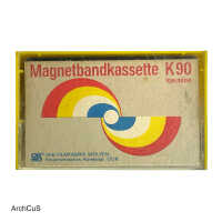 ORWO K90 "low noise" compact cassette, in case