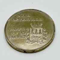 Commemorative medal, "Restauración del Centro Histórico — La Habana 1982" — Oficina del Historiador / Museo de la Ciudad