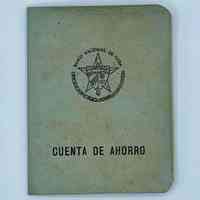 Banco Nacional de Cuba Savings Passbook (Libreta de Cuenta de Ahorro)