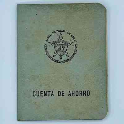 Banco Nacional de Cuba Savings Passbook (Libreta de Cuenta de Ahorro)
