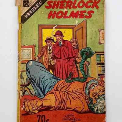 "Sherlock Holmes" — Colección Minihistorietas (Cuban comic)