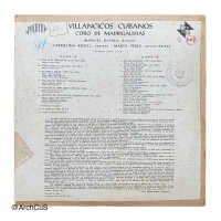 LP record "Villancicos cubanos" — Coro de Madrigalistas, directed by Manuel Ochoa (Puchito 12″ 33⅓ rpm LP, SP-112; matrix ICD-251) - Image 2