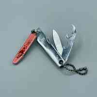 "Bell" Brand Folding Multi-Tool Nail Clipper (Model 709) with Knife Blade and Bottle Opener, - Image 3