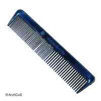 Plastic dressing comb, black