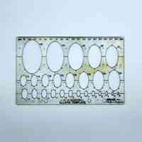Isometric ellipse drafting template (Helix H82)