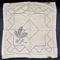 Set of Six Cotton Openwork Napkins - Image 2