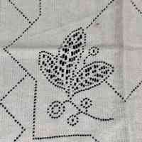 Set of Six Cotton Openwork Napkins - Image 3