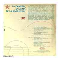 LP record "La canción, un arma de la revolución" — Movimiento de la Nueva Trova (Areíto/EGREM 12″ 33⅓ rpm LP, LDA-3464) - Image 2