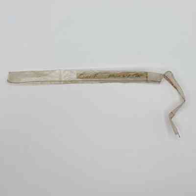Hospital birth-identification bracelet, 1973