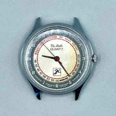 "Slava Sport" pulsometer quartz wristwatch (head only)