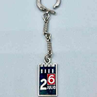 Commemorative keychain, "26 de Julio" (Moncada / 26th of July)