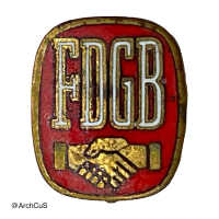 pin, "Free German Trade Union Federation"