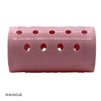 Plastic hair roller, pink