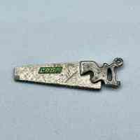 "CUBA" souvenir keychain fob, miniature handsaw