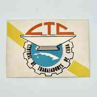 CTC emblem card — Central de Trabajadores de Cuba