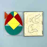 Egg-tangram puzzle "Jajko Kolumba" (Columbus
