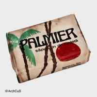 "Palmier" toilet soap, white wrapping - Image 2