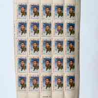 Sheet of "Playa Girón" fundraising stamps (Fidel Castro), Imprenta Nacional de Cuba, Serie 4