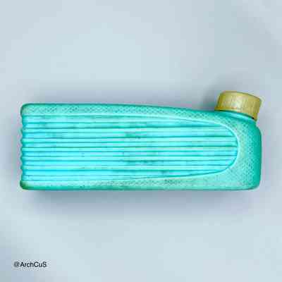 Refrigerator water bottle, teal