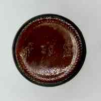 Amber Glass Apothecary / Cosmetic Jar with Black Bakelite-Style Screw Cap, 30 ml Capacity - Image 2