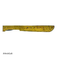 Machete lapel pin, "La Reforma Agraria Va" (Cuban Agrarian Reform)