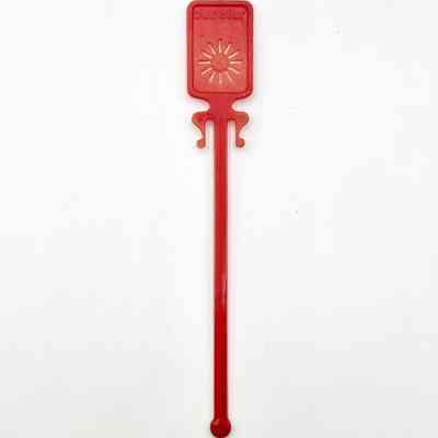 Cubatur advertising drink stirrer / swizzle stick — red
