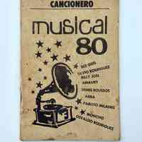 "Musical 80" – song-lyric booklet (cancionero)