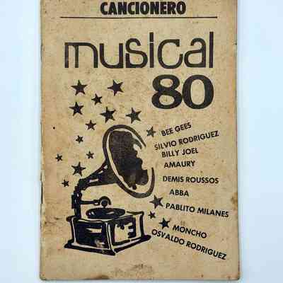 "Musical 80" – song-lyric booklet (cancionero)
