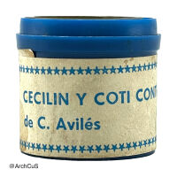 Color filmstrip ("diafilm"), titled "Cecilín y Coti contra dos pillos"
