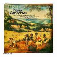 LP jacket (sleeve only) — Liszt, Piano Concertos, Valentina Kameníková / Brno State Philharmonic Orchestra / Jiří Bělohlávek (Supraphon 1 10 2085)