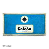 "Jabón Galeón" boxed toilet soap (carton with wrapped bar)