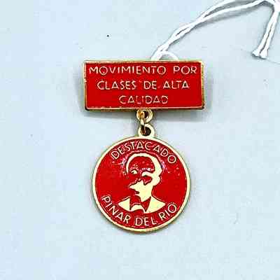 Teaching-emulation badge — "Movimiento por Clases de Alta Calidad," Destacado
