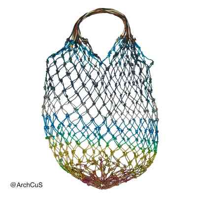 Net shopping bag (jaba), wire