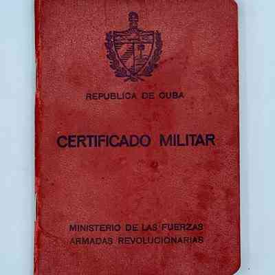 Military Service Identification booklet