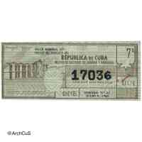 Lottery savings-bond ticket (bono), INAV — Sorteo No. 67, 9 July 1960