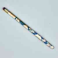 "Great Wall" pencil with swan-and-water design, HB grade