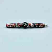 Confetti-lucite hair clip (black)