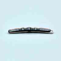 Confetti-lucite hair clip (black) - Image 2