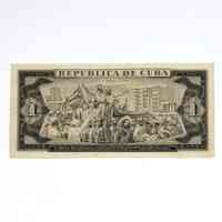 Banknote, 1 Peso, Banco Nacional de Cuba, Series 1961 — SPECIMEN - Image 2