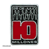 pin, "26 de julio 10 millones"