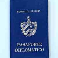 Diplomatic passport, República de Cuba