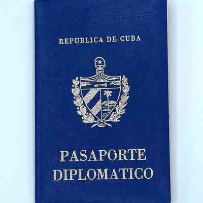 Diplomatic passport, República de Cuba
