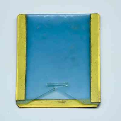 Hand-made ID card holder (sleeve) made from X-ray film and tape