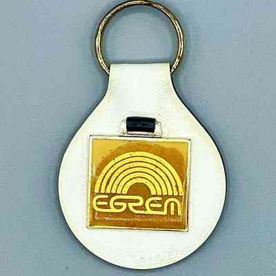 EGREM promotional leather key fob