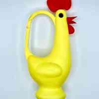 Figural rooster (cockerel) watering can
