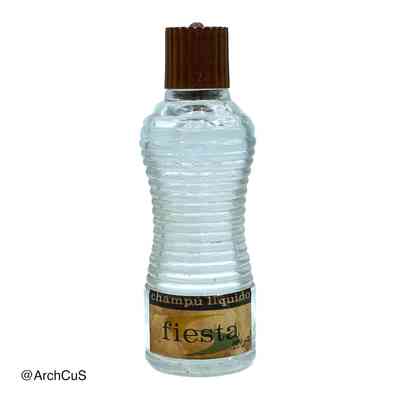 "Fiesta" liquid shampoo bottle (champú líquido)