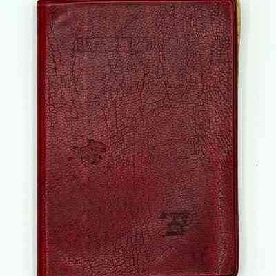 Personal Pocket Address & Telephone Agenda of Armando Lucas Correa (Havana)